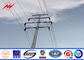 línea de transmisión de los 10m el 12m corriente eléctrica poste de 133kv para la torre de acero de poste proveedor