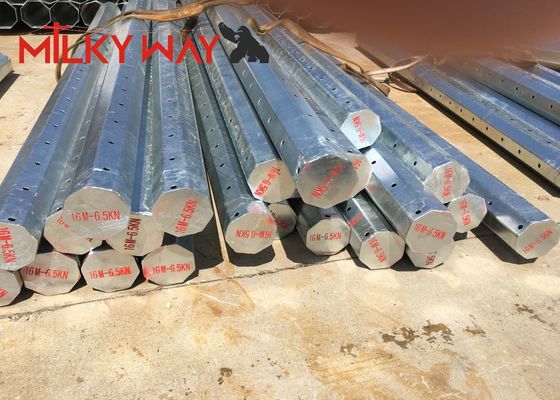 11M 8KN Acero Galvanizado Térmico Telescópico Tubular con betún 450mpa Resistencia al rendimiento proveedor