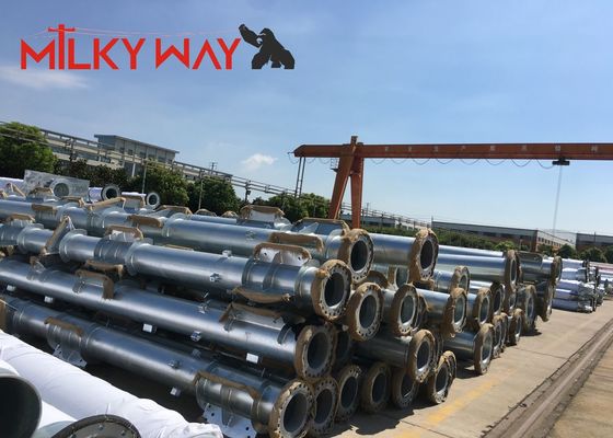 Polos de transmisión de energía de acero galvanizado de 14 a 21 m para líneas de servicios públicos proveedor