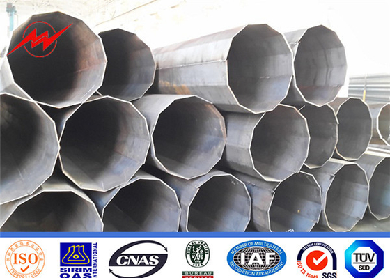 Polvo de acero galvanizado de 35FT para distribución de electricidad con galvanizado en caliente proveedor