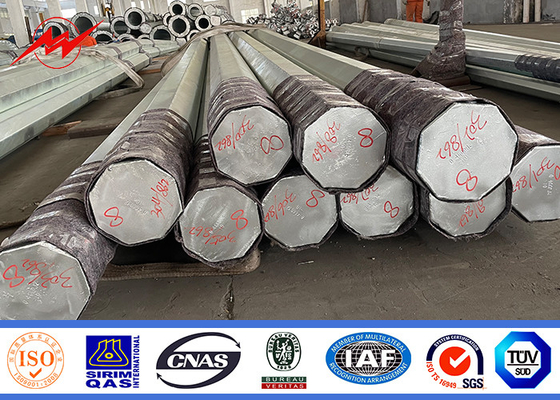 Polos de transmisión de energía para energía eléctrica Polos de acero con acabado galvanizado en caliente proveedor