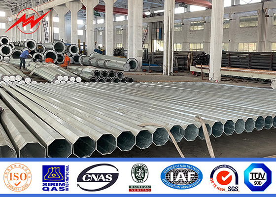 Polos de transmisión de energía galvanizados en caliente con técnica automática de soldadura por arco sumergido Construcción duradera proveedor