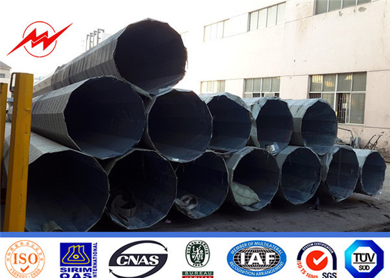 Polo de energía de acero tubular de 138KV para la línea de transmisión de energía de 1 mm a 36 mm proveedor