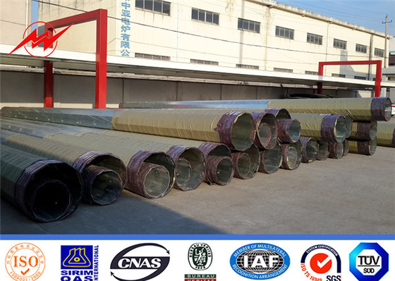 Gr65 Polo de acero galvanizado para línea de transmisión eléctrica de 10KV-550KV proveedor