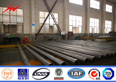 El grueso 5m m los 25m 16 lados galvanizó a poste ligero para la iluminación del aeropuerto