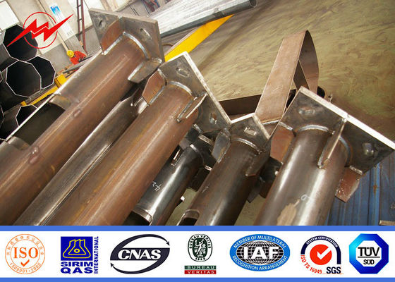 la inmersión caliente del brazo doble del 12m galvanizó el polo de acero para la luz de calle