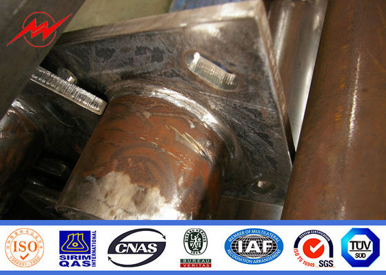 polo redondo del palo de los 35m alto para la iluminación del parque con el sistema de elevación