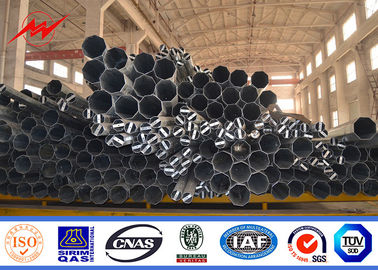 Polo tubular de acero personalizado para proyectos aéreos polos de transmisión de energía Gr 65 11m 33kv