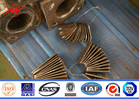 polo cónico del palo de los 20m alto para la iluminación del centro de deportes con el torno