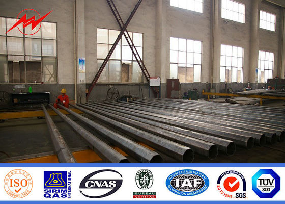 polo cónico del palo de los 20m alto para la iluminación del centro de deportes con el torno