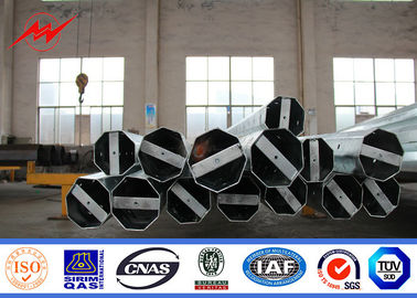 30 pies 3m m NEA Galvanized Steel Power Pole para la línea aérea proyecto