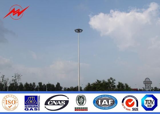 los 30m multisided polo galvanizado del palo de la inmersión caliente el alto con el sistema de elevación