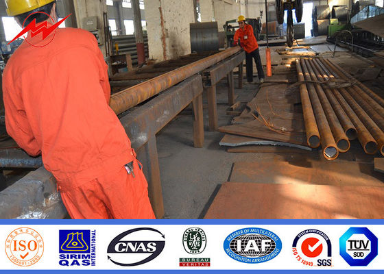 el solo brazo de los 6m galvanizó los polos ligeros solares de calle para la iluminación del camino