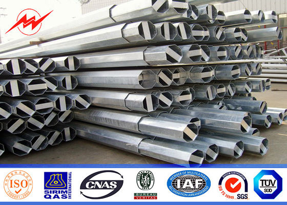 La clase una los 8M galvanizó Electric Power poste 3m m para la línea de transmisión 69KV