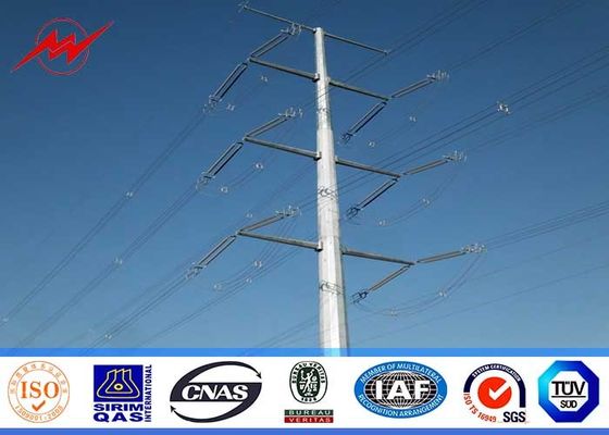 Tipo cónico secciones de la placa de acero tres del grueso del polo 2.75m m de la energía eléctrica