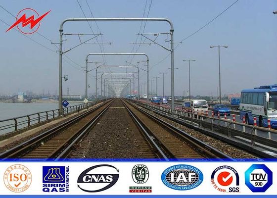 Tipo cónico secciones de la placa de acero tres del grueso del polo 2.75m m de la energía eléctrica