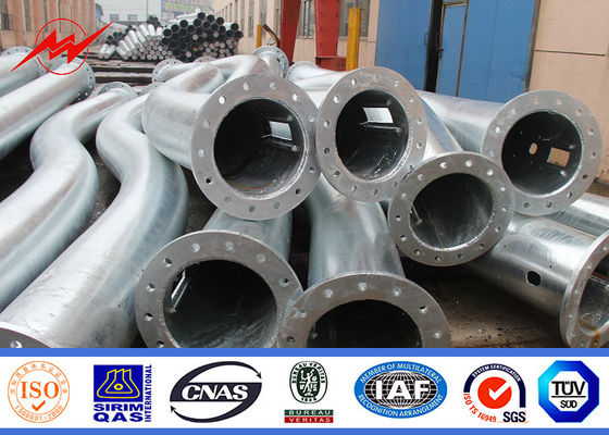 Sección de acero galvanizada capa de poste uno del polvo del parque los 6m con el brazo cruzado