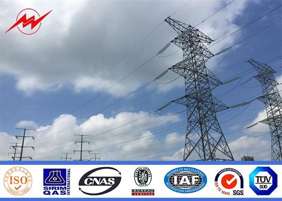 corriente eléctrica poste, alto palo postes para uso general de acero del circuito del doble 110KV