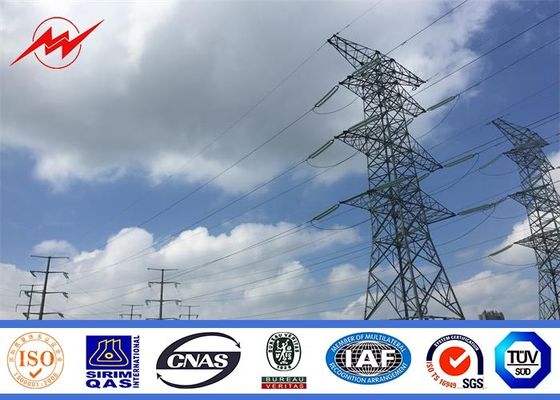 corriente eléctrica poste, alto palo postes para uso general de acero del circuito del doble 110KV