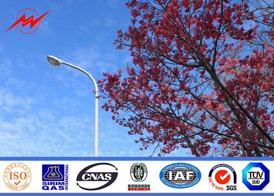 Profesional el 12m un grueso de postes ligeros 3m m del estacionamiento de la calle del brazo