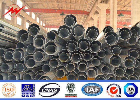 El OEM HDG Electric Power de acero de alto voltaje poste los 25M Polygongal afiló