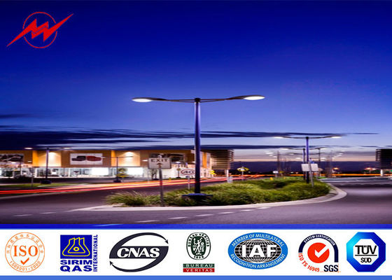 el grueso del polo de 8m m 3.5m m galvanizó a poste de acero para la luz de la carretera de la calle