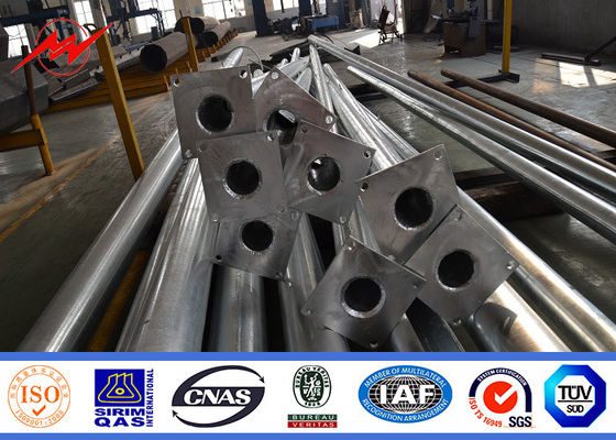 capa dual del polvo de Eco del Outreach de los 6m fuera de la velocidad del viento de poste ligero 160km/h de la calzada