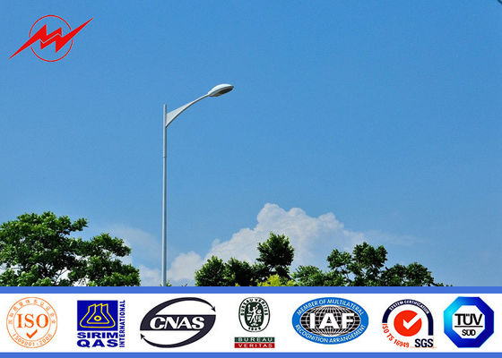 Solo grueso de la altura 3m m de postes ligeros los 5m de estacionamiento del soporte del alumbrado público