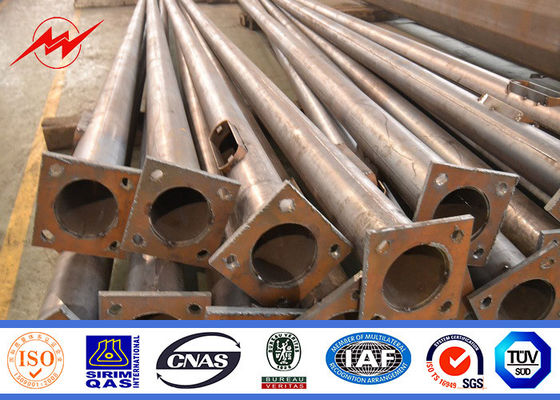 Solo grueso de la altura 3m m de postes ligeros los 5m de estacionamiento del soporte del alumbrado público