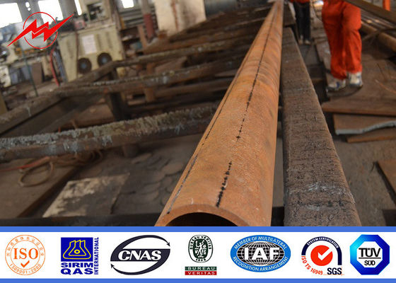 Calle solar postes ligeros del camino los 7m del solo brazo a prueba de choques para la iluminación del campus