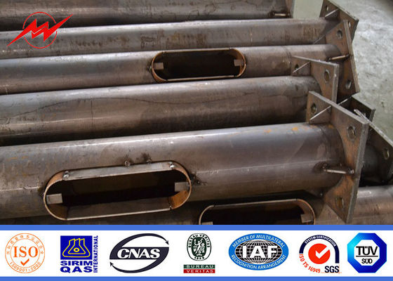 la inmersión caliente de los 6m galvanizó la sola calle postes ligeros del brazo para la iluminación del camino
