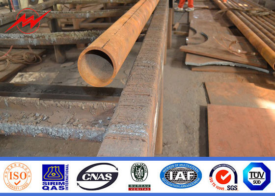 la inmersión caliente de los 6m galvanizó la sola calle postes ligeros del brazo para la iluminación del camino