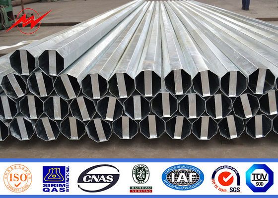 NGCP 8 cara los 30FT poste para uso general de acero para la distribución de la corriente eléctrica 69KV