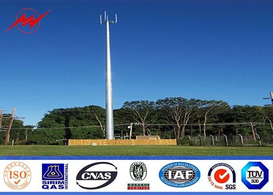 La manga del resbalón afiló la mono poste torre de los 80ft G/M con hormigón vertido