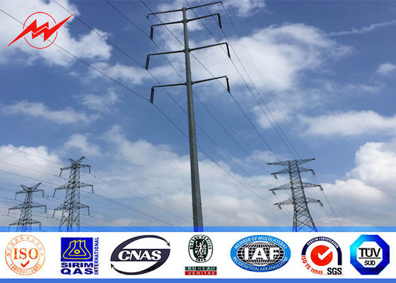 Los 40ft cónicos 138kv poste para uso general de acero para la línea eléctrica de la distribución de la transmisión