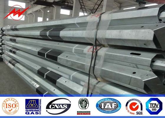 12sides los 25ft 69kv poste para uso general de acero para las estructuras de la distribución de poder con el peldaño que sube