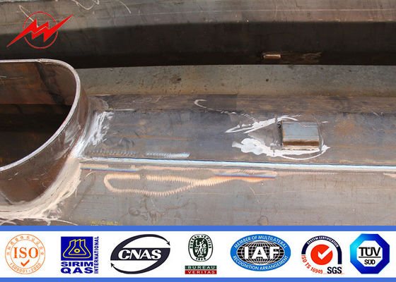 Palo de acero galvanizado redondo soportable poste ligero de la inmersión caliente alto para el cuadrado