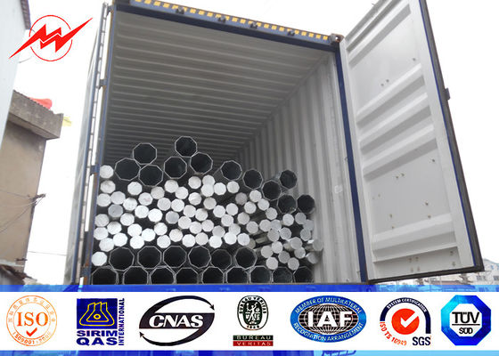 33KV cónico el 11m poste para uso general de acero para la distribución de la corriente eléctrica 33KV