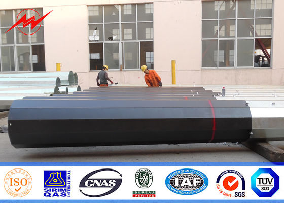 33KV cónico el 11m poste para uso general de acero para la distribución de la corriente eléctrica 33KV