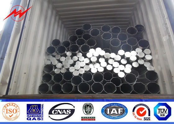 El brazo 69kv redondo 10m de la cruz doble articula el tipo poste para uso general de acero a prueba de explosiones