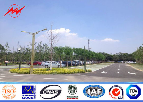 Iluminación cónica al aire libre poste del estacionamiento del OEM los 6m con el solo soporte
