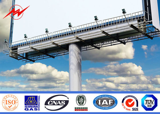 Publicidad al aire libre redonda de la cartelera el anti-corrosivo 3 in1 LED con hacer excursionismo los 8m