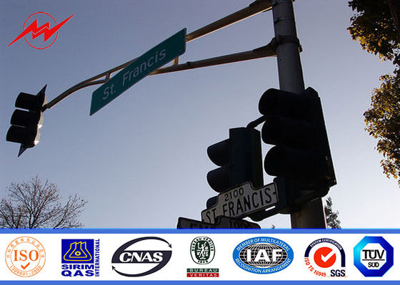 Ligeras señales galvanizadas altura del tráfico de la aduana los 4.5m con el solo soporte