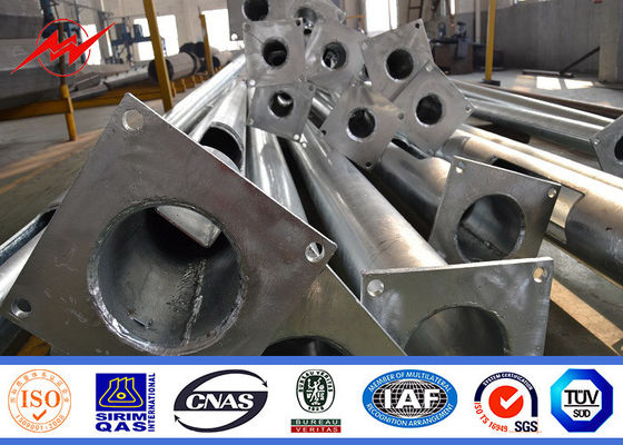 el cuadrado al aire libre del 11m galvanizó el estacionamiento poste ligero con los brazos dobles