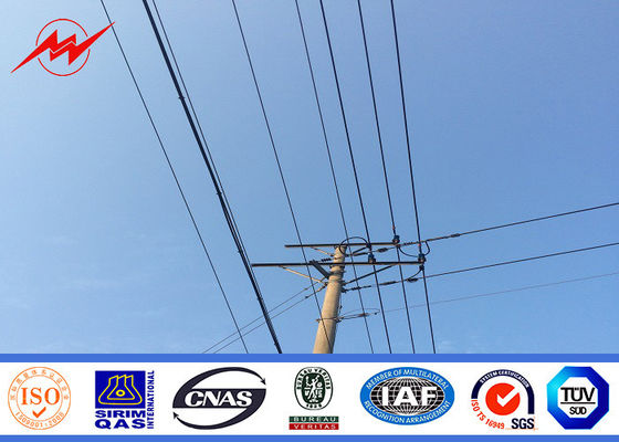 Corriente eléctrica de alto voltaje poste que se resume la pintura pulverizada modificada para requisitos particulares poste