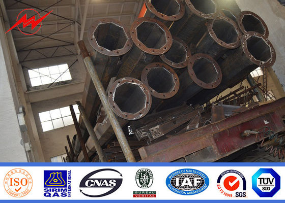 estacionamiento doble del brazo 4m m del 12M poste ligero con el brazo cruzado del 1.5M