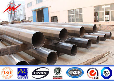 estacionamiento de los 30m que enciende la luz poste de la energía solar del polígono con el panel redondo de la lámpara