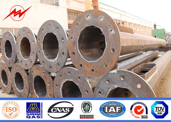 El estadio que encendía 36,6 metros galvanizó el alto palo poste ligero con el sistema de aumento 600kg