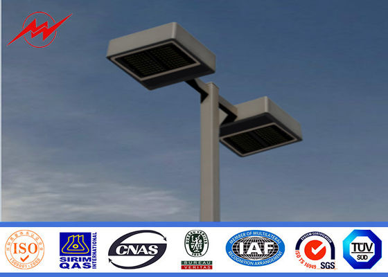 brazo ligero ligero cuadrado azul del grueso el 1.5m de postes 4m m del alumbrado público 10M para el estacionamiento