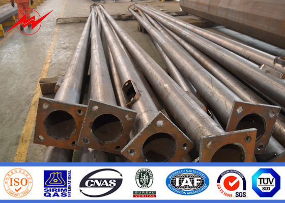 grueso doble ligero de poste de iluminación del estacionamiento del brazo de poste el 1m de calle de la altura de los 8m 3m m